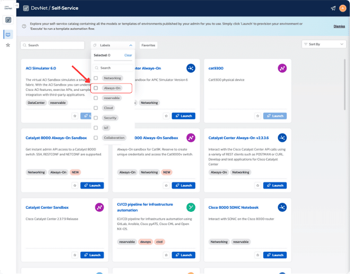 Filtering for Always-On Sandboxes