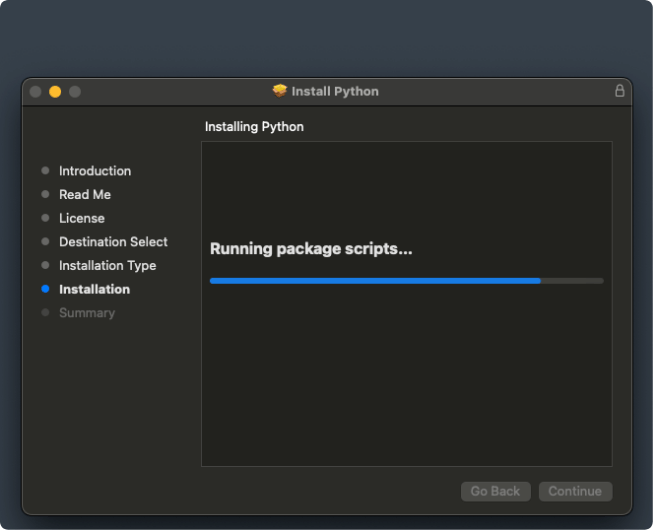 Python Installer - Installation Progress